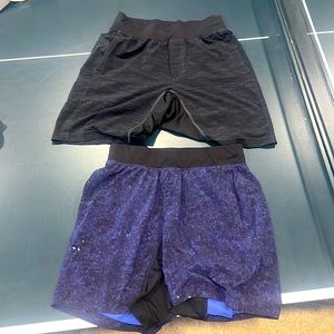 Lululemon linerless shorts 7 and 9 inch bundle